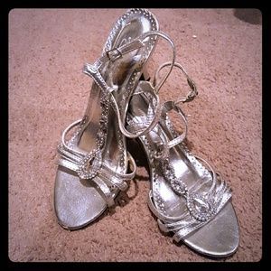 Silver heels